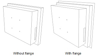 Touch Screen Panels with Flange, India