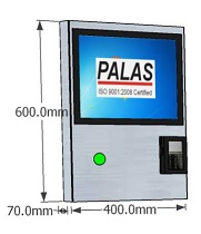 Palas Self Ordering Kiosk Palas Self Order Kiosk, Self order touch kiosk, india